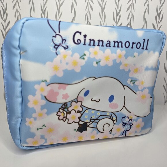 Cinnamoroll Sanrio Sakura Mini Cosmetic Bag Pouch NEW - Picture 1 of 3